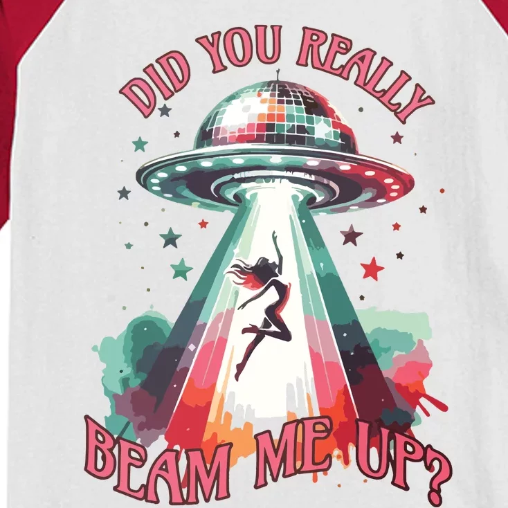 Did You Really Beam Me Up Kids Colorblock Raglan Jersey