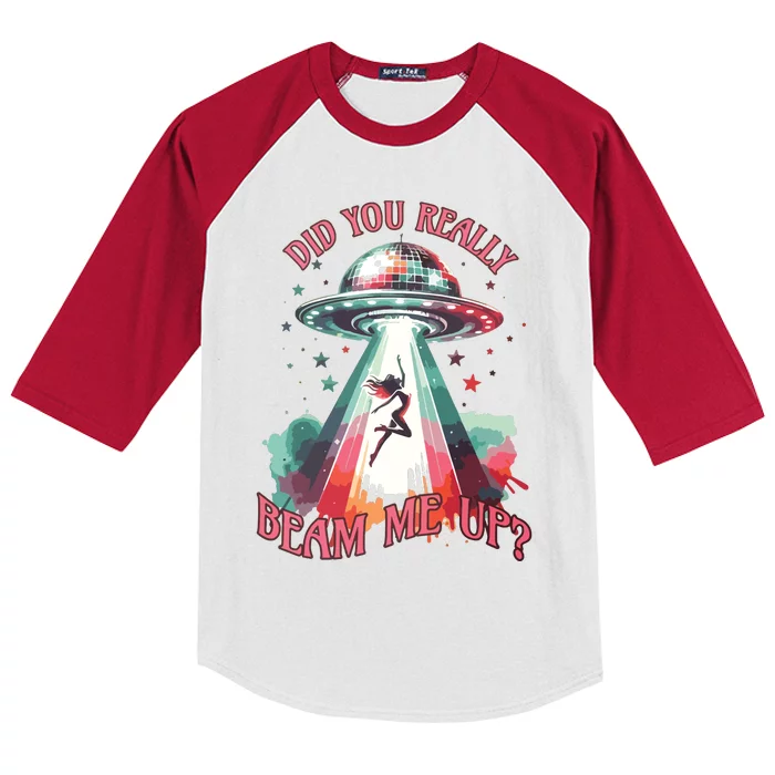 Did You Really Beam Me Up Kids Colorblock Raglan Jersey