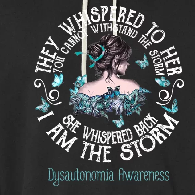 Dysautonomia Awareness I Am The Storm Garment-Dyed Fleece Hoodie