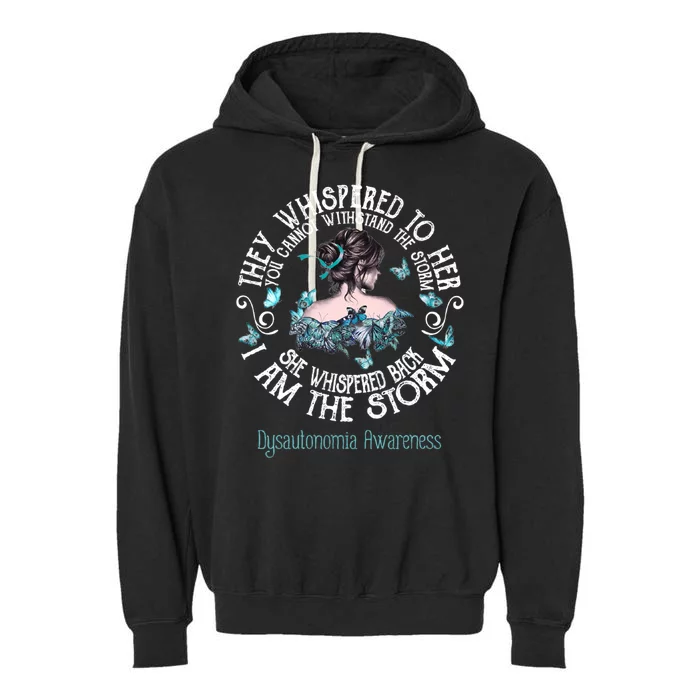 Dysautonomia Awareness I Am The Storm Garment-Dyed Fleece Hoodie