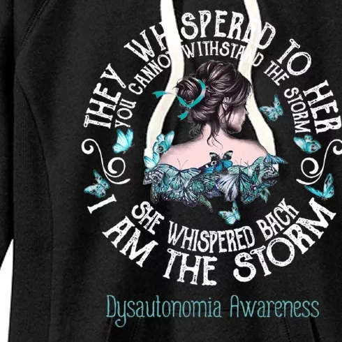 Dysautonomia Awareness I Am The Storm Women's Fleece Hoodie