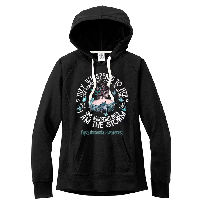 Dysautonomia Awareness I Am The Storm Women's Fleece Hoodie