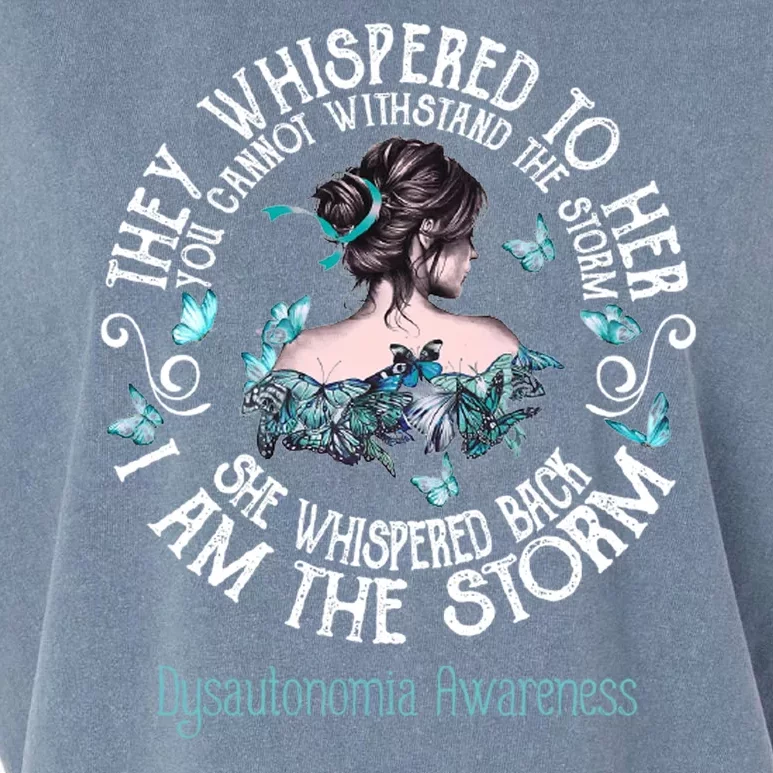 Dysautonomia Awareness I Am The Storm Garment-Dyed Women's Muscle Tee