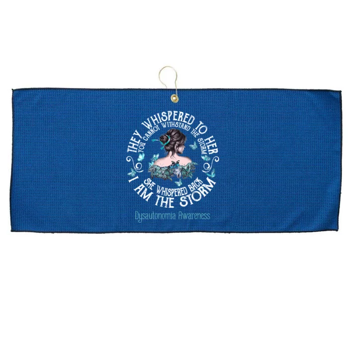 Dysautonomia Awareness I Am The Storm Large Microfiber Waffle Golf Towel