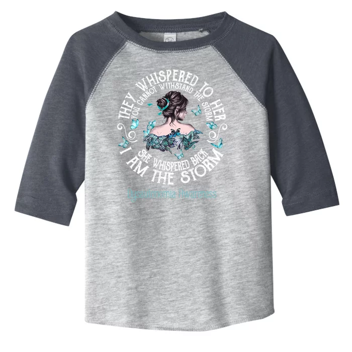 Dysautonomia Awareness I Am The Storm Toddler Fine Jersey T-Shirt