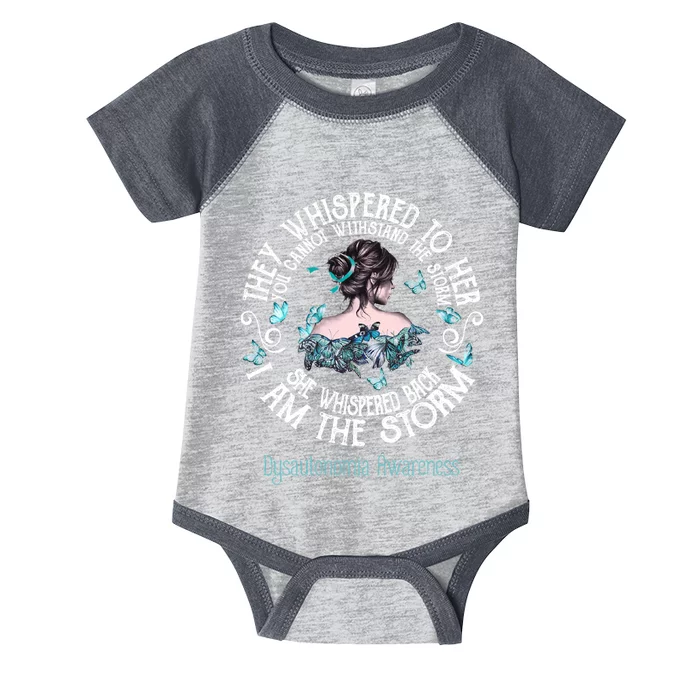 Dysautonomia Awareness I Am The Storm Infant Baby Jersey Bodysuit