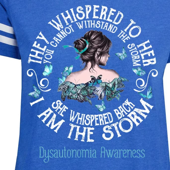 Dysautonomia Awareness I Am The Storm Enza Ladies Jersey Football T-Shirt