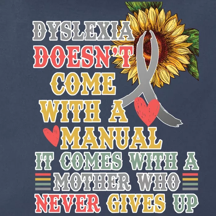 Dyslexia Doesn't Come With A Manual Zip Tote Bag