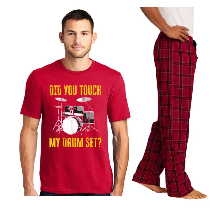 Did You Touch My Drum Set Funny Percussion Music Pajama Set