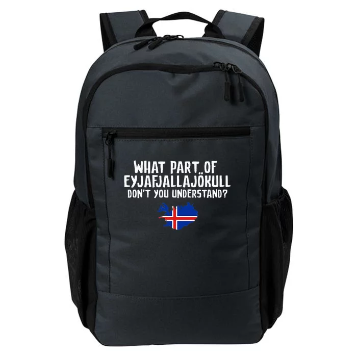 DonT You Understand Volcano Iceland Daily Commute Backpack