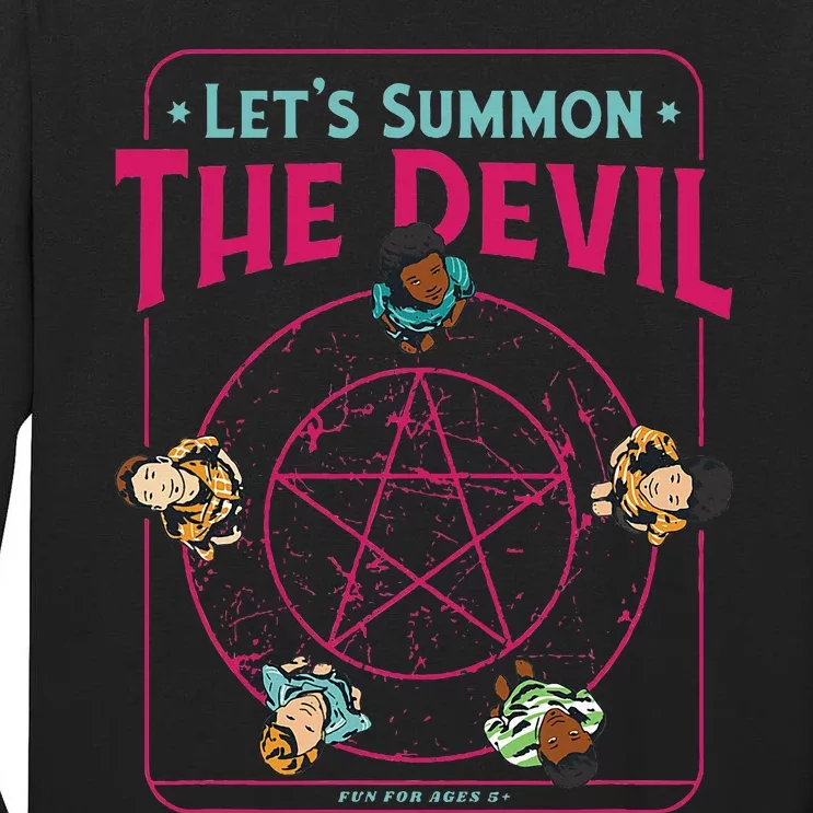 Do You Wanna Play A Game Witchcraft Halloween LetS Summon Tall Long Sleeve T-Shirt