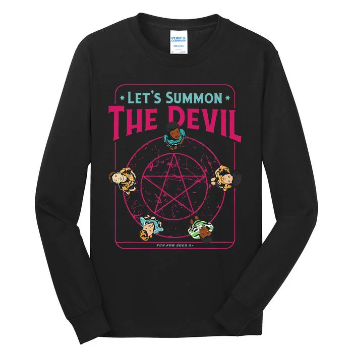 Do You Wanna Play A Game Witchcraft Halloween LetS Summon Tall Long Sleeve T-Shirt