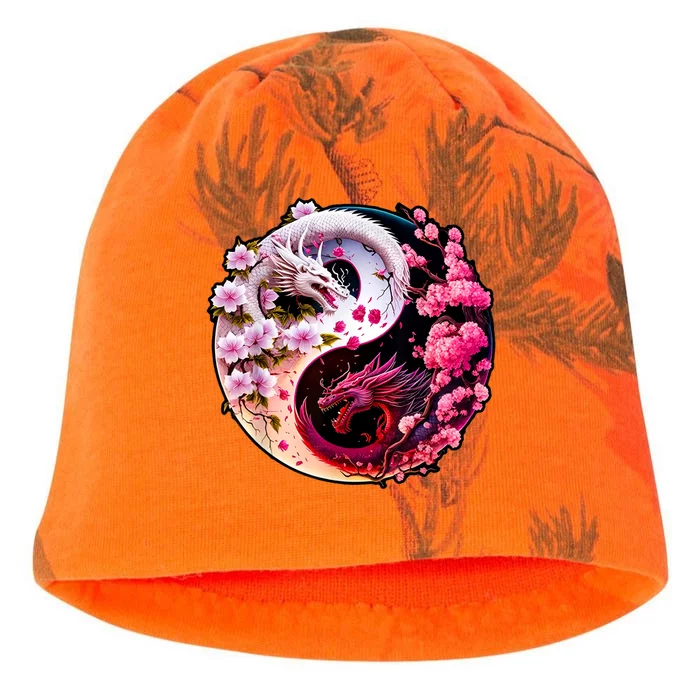 Dragon Yin Yang Chinese New Year 2024 Year Of The Dragon Kati - Camo Knit Beanie