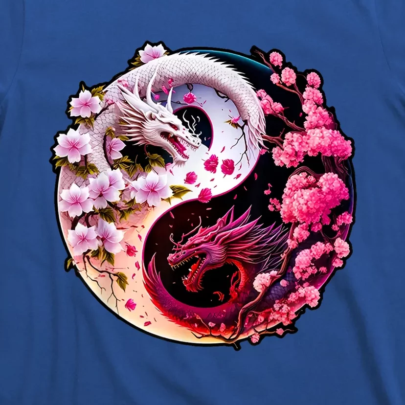 Dragon Yin Yang Chinese New Year 2024 Year Of The Dragon T-Shirt