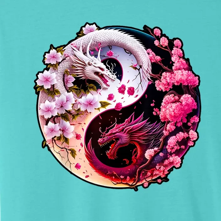 Dragon Yin Yang Chinese New Year 2024 Year Of The Dragon ChromaSoft Performance T-Shirt