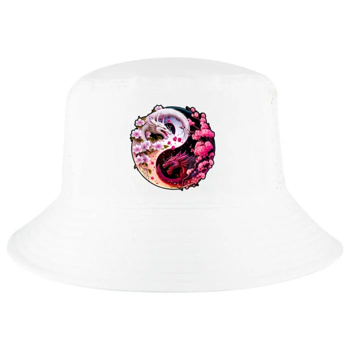 Dragon Yin Yang Chinese New Year 2024 Year Of The Dragon Cool Comfort Performance Bucket Hat