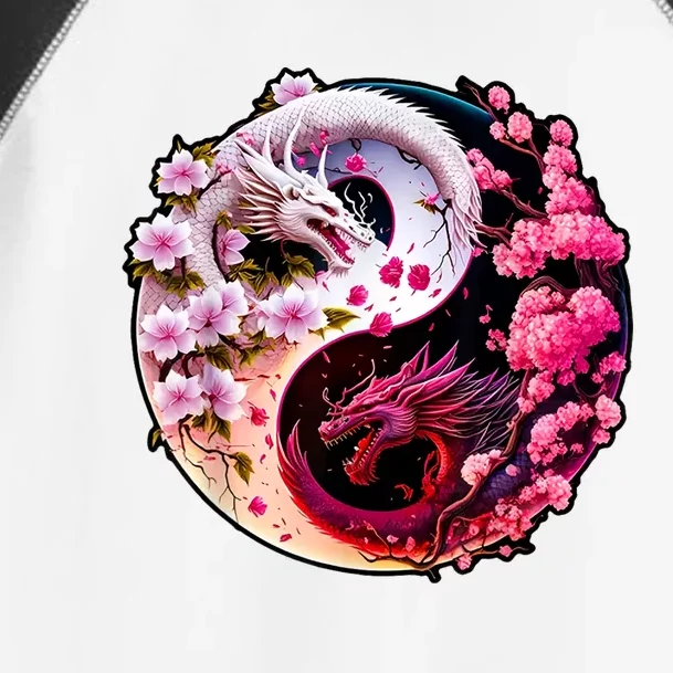 Dragon Yin Yang Chinese New Year 2024 Year Of The Dragon Toddler Fine Jersey T-Shirt