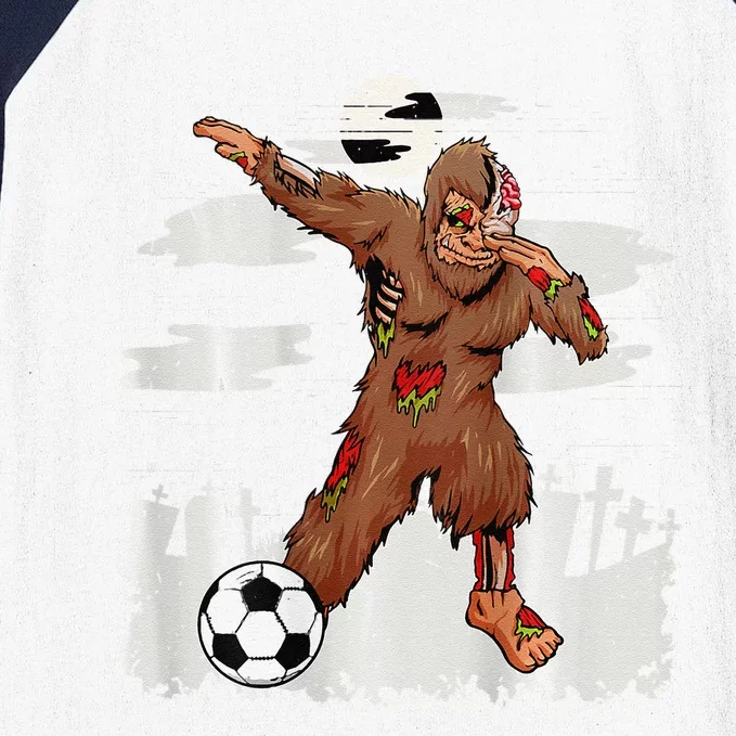 Dabbing Zombie Bigfoot Halloween Soccer Costume Football Gift Baseball Sleeve Shirt