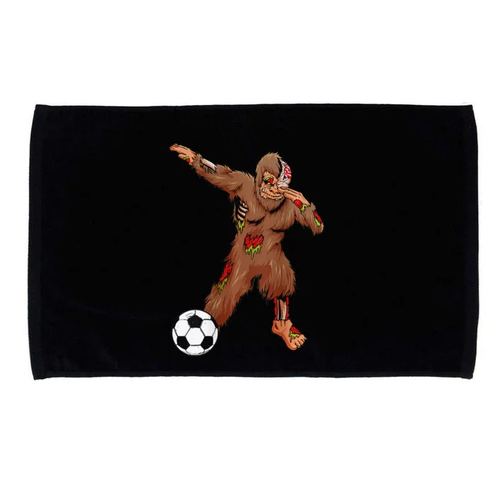 Dabbing Zombie Bigfoot Halloween Soccer Costume Football Microfiber Hand Towel