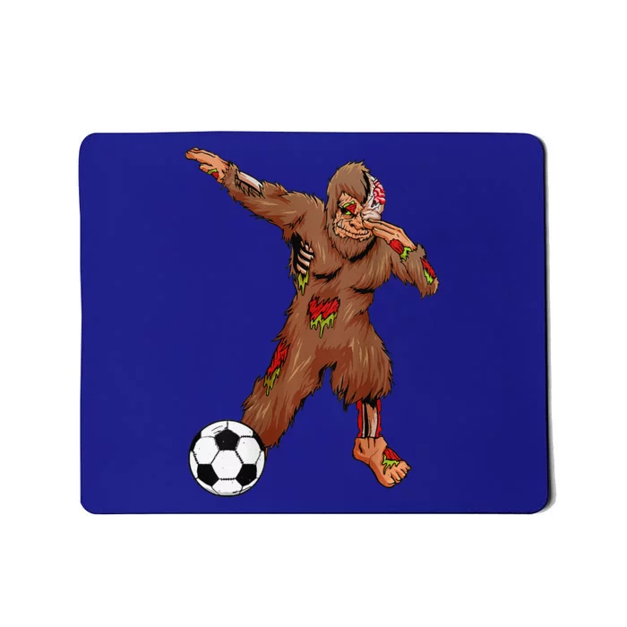 Dabbing Zombie Bigfoot Halloween Soccer Costume Football Mousepad