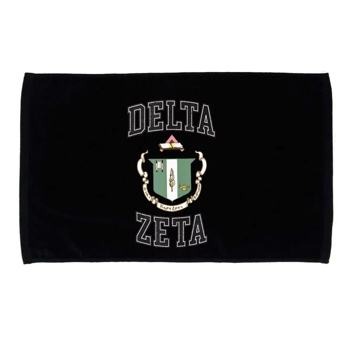 Delta Zeta Coat Of Arms Greek Microfiber Hand Towel