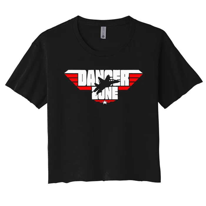 Danger Zone Women's Crop Top Tee