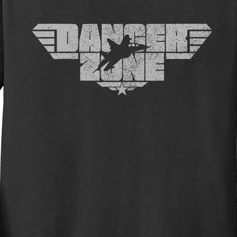 Danger Zone Kids Long Sleeve Shirt