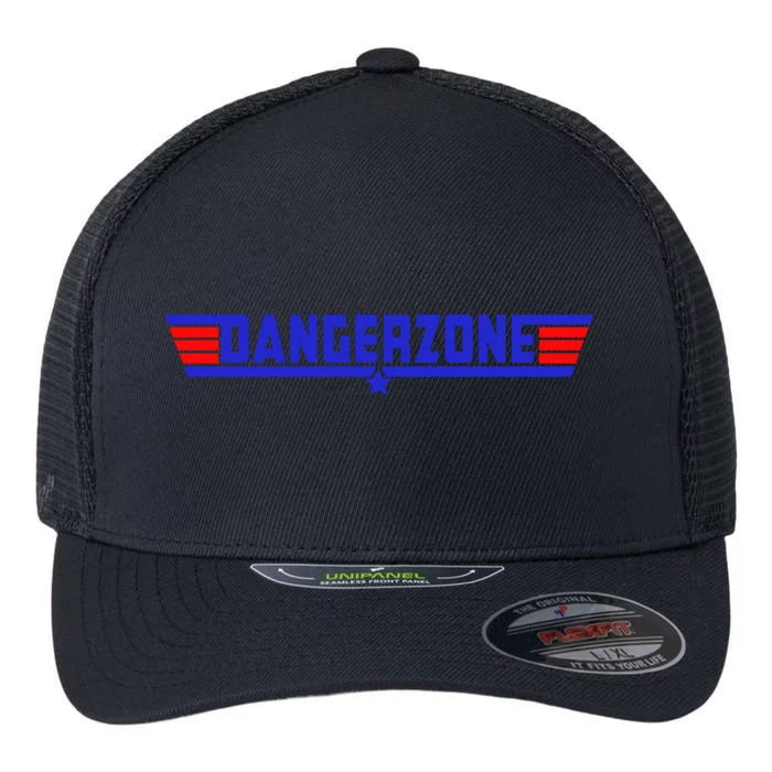 Danger Zone Funny Design For Men & Women Vintage Flexfit Unipanel Trucker Cap