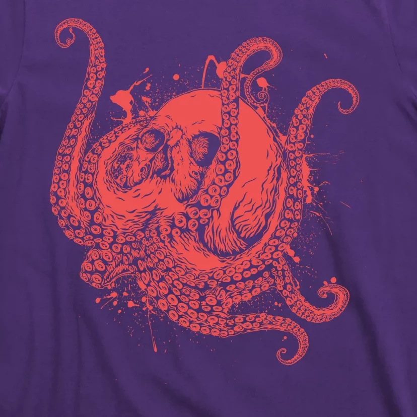 Deadly Zombie Octopus Skull T-Shirt