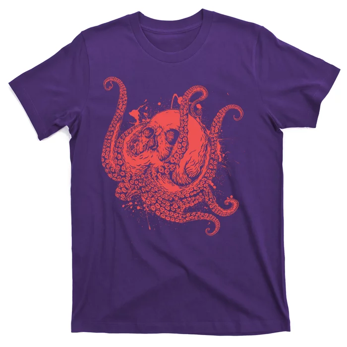 Deadly Zombie Octopus Skull T-Shirt