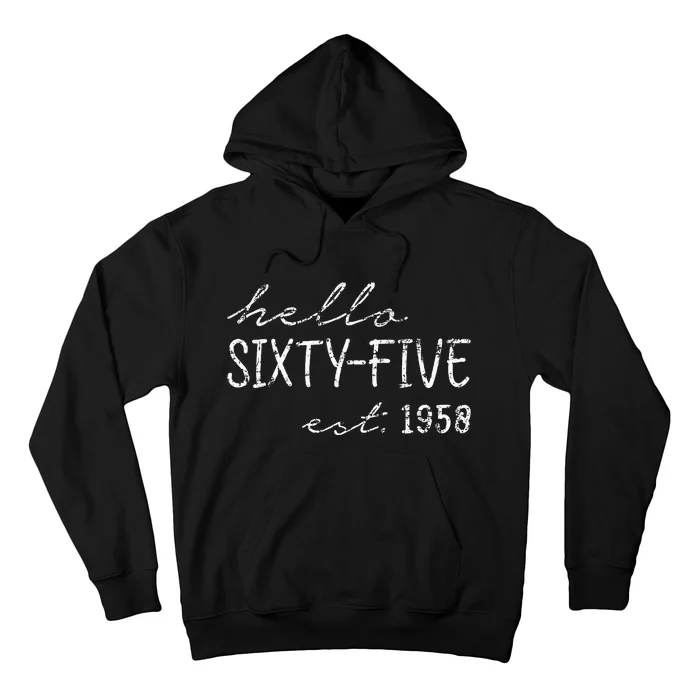 Est. 1958  65th Birthday Hoodie