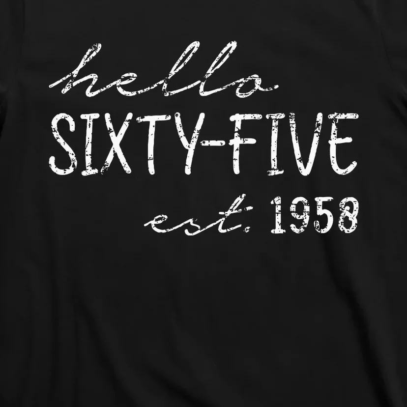 Est. 1958  65th Birthday T-Shirt