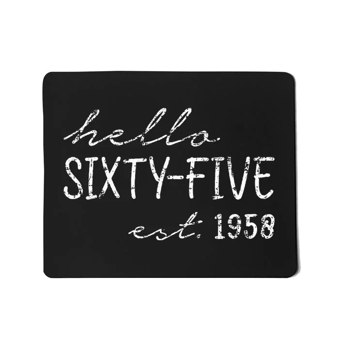 Est. 1958  65th Birthday Mousepad