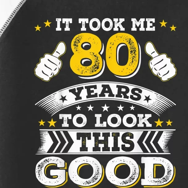 Eighty 1943 80th 80 Years Old birthday Idea For Dad Grandpa Toddler Fine Jersey T-Shirt