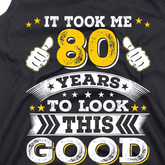 Eighty 1943 80th 80 Years Old birthday Idea For Dad Grandpa Tank Top