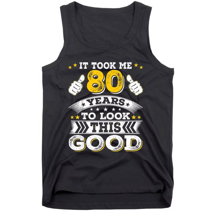 Eighty 1943 80th 80 Years Old birthday Idea For Dad Grandpa Tank Top