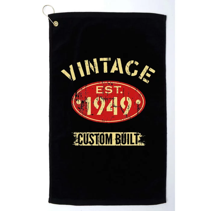 Est. 1984 80S Style Slasher Horror Movie Birth Year Platinum Collection Golf Towel