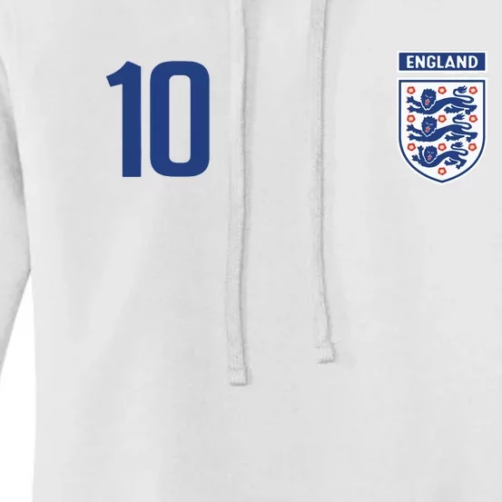 England 10 English 2024 Women's Pullover Hoodie