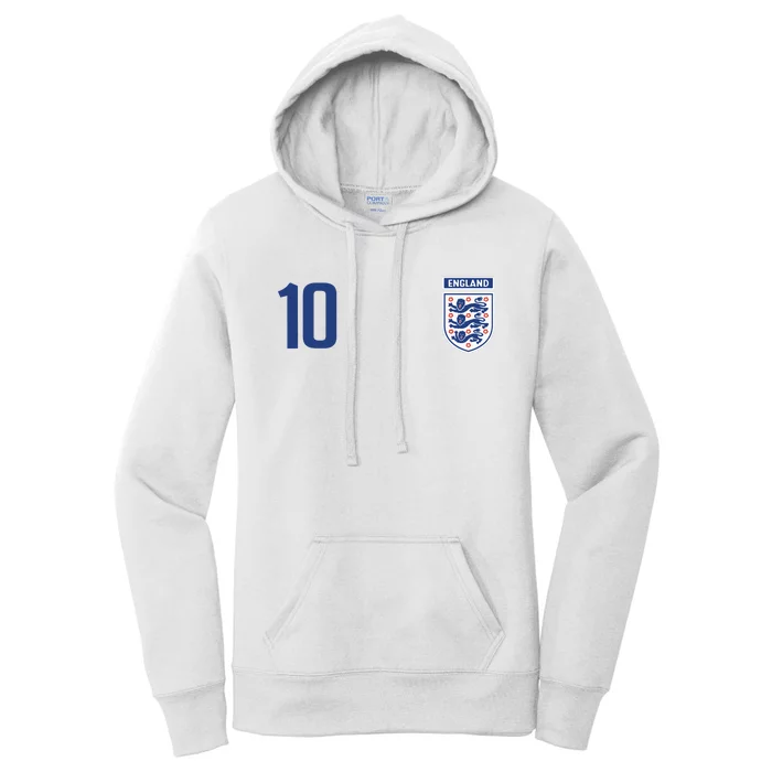 England 10 English 2024 Women's Pullover Hoodie