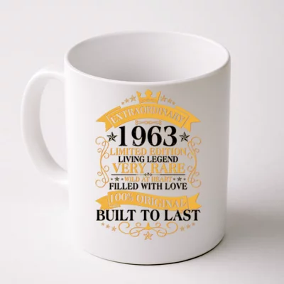 Built 60th Birthday All Original Part Front & Back Coffee Mug