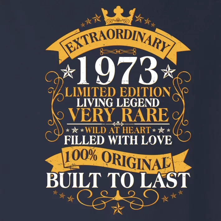 Extraordinary 1973 Limited Edition Built To Last 50th Birthday Toddler Long Sleeve Shirt