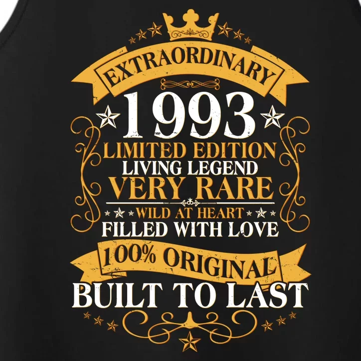 Extraordinary 1993 Limited Edition Built To Last 30th Birthday Performance Tank