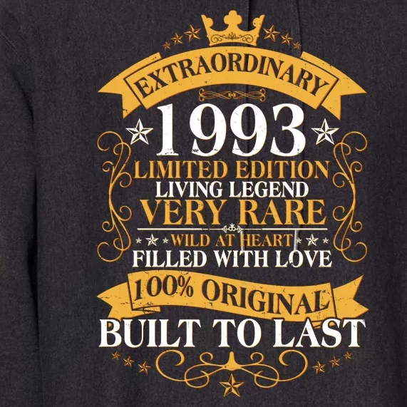 Extraordinary 1993 Limited Edition Built To Last 30th Birthday Premium Hoodie