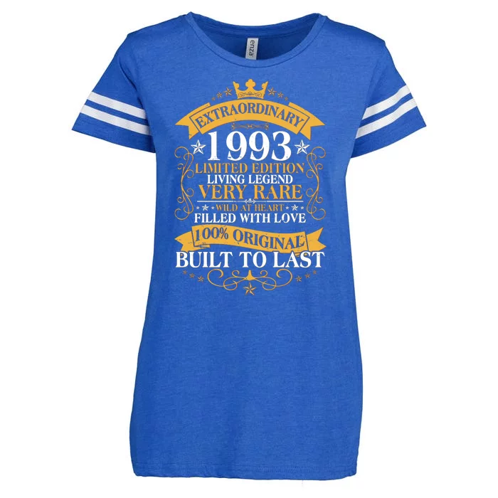 Extraordinary 1993 Limited Edition Built To Last 30th Birthday Enza Ladies Jersey Football T-Shirt