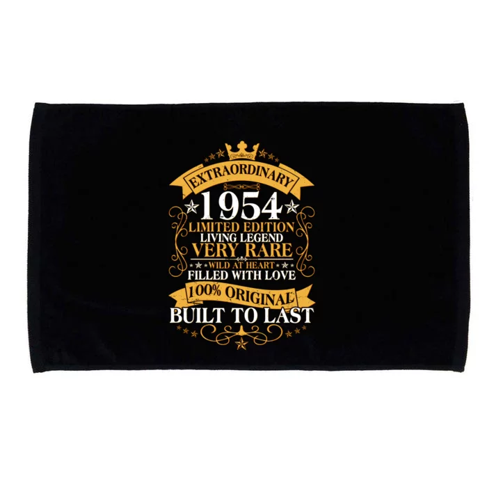 Extraordinary 1954 Limited Edition Built To Last 70th Birthday Microfiber Hand Towel