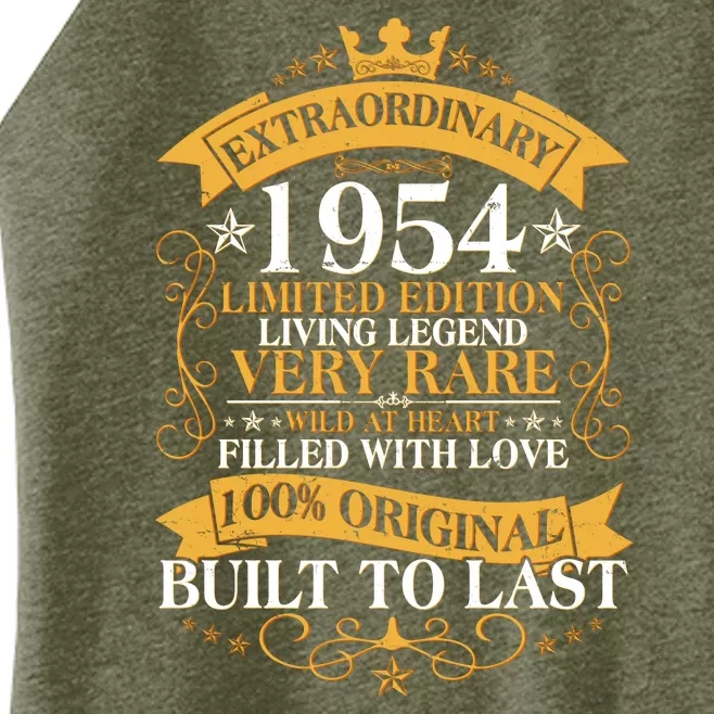 Extraordinary 1954 Limited Edition Built To Last 70th Birthday Women’s Perfect Tri Rocker Tank