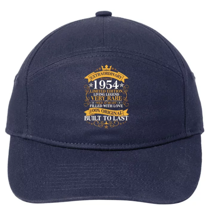 Extraordinary 1954 Limited Edition Built To Last 70th Birthday 7-Panel Snapback Hat