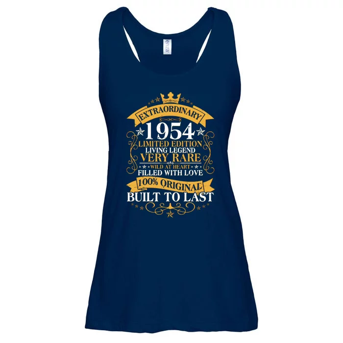 Extraordinary 1954 Limited Edition Built To Last 70th Birthday Ladies Essential Flowy Tank