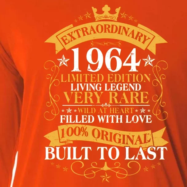 Extraordinary 1964 Limited Edition Built To Last 60th Birthday Cooling Performance Long Sleeve Crew