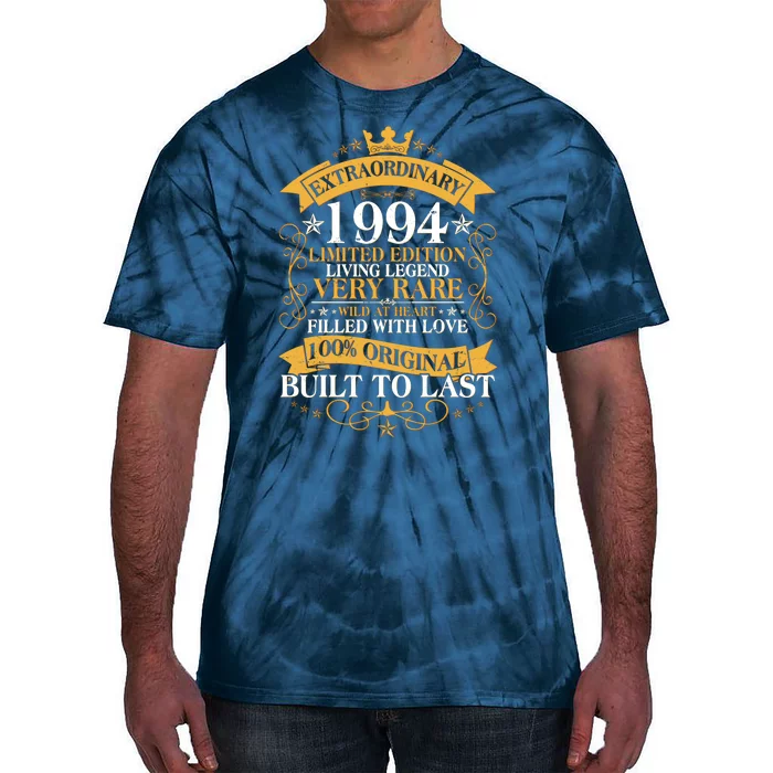 Extraordinary 1994 Limited Edition Built To Last 30th Birthday Tie-Dye T-Shirt